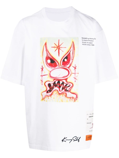 Heron Preston + Kenny Scharf Meanie T-shirt In White