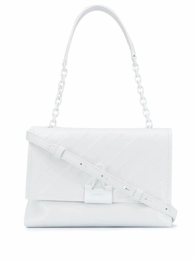 Off-white Women's Owna120e20lea0090100 White Leather Shoulder Bag