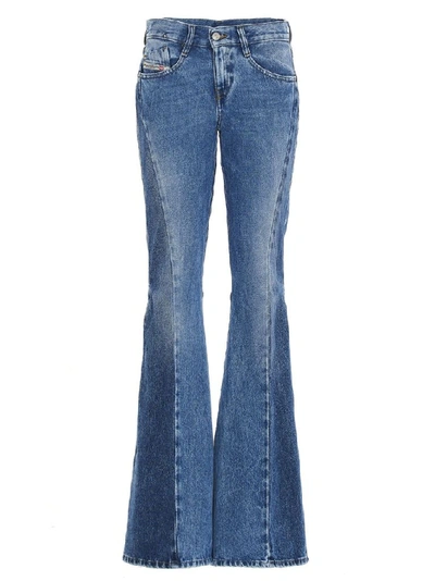 Diesel Women's Blue Cotton Jeans