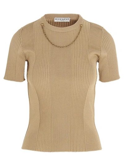 Givenchy Women's Beige Viscose T-shirt