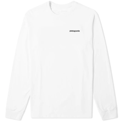 Patagonia Fitz Roy Bison Responsibili-tee T-shirt In White