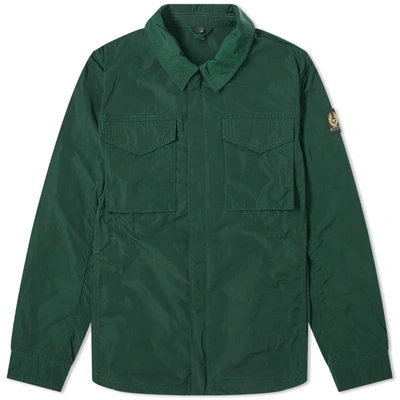 Belstaff Command Zip Shirt In Green