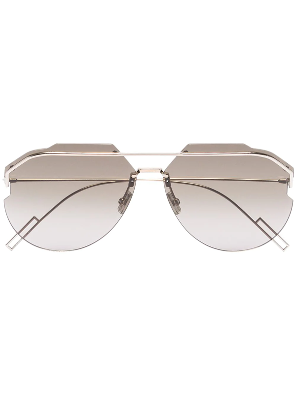 dior metal aviator sunglasses
