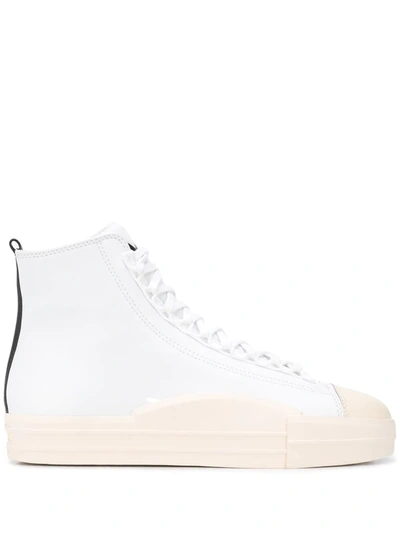 Y-3 White Yuben High Top Sneakers