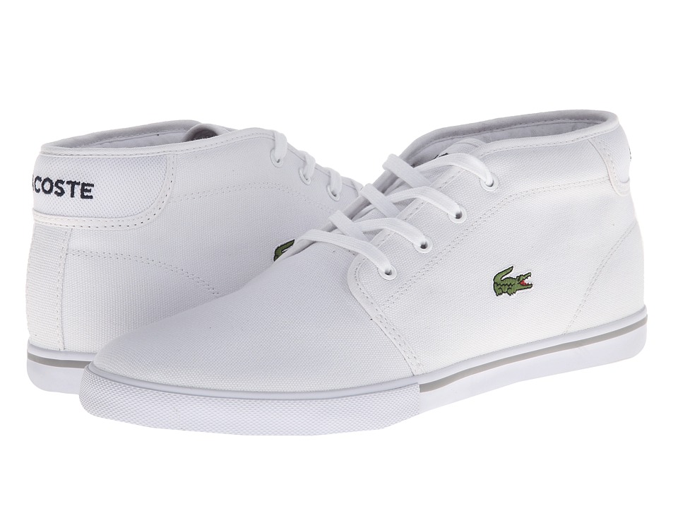 lacoste ampthill white