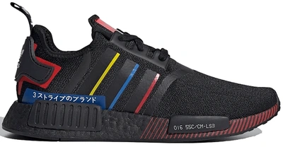Pre-owned Adidas Originals Adidas Nmd R1 Olympics Black (2020) In Black/blue/red