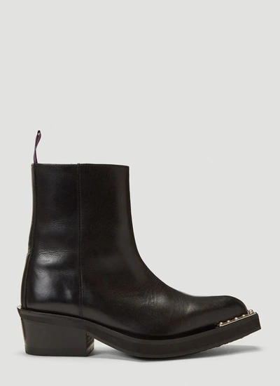 Eytys Romeo Leather Boots In Black