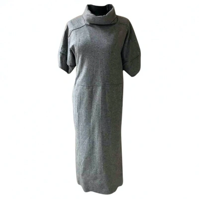 Pre-owned Marc Jacobs Grey Wool Dress