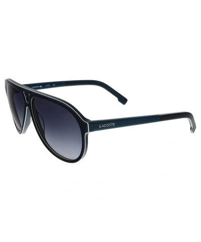 Lacoste L741/s 424 Blue Aviator Sunglasses Sunglasses' | ModeSens