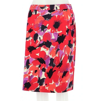 Pre-owned Max Mara Multicolour Cotton Skirt