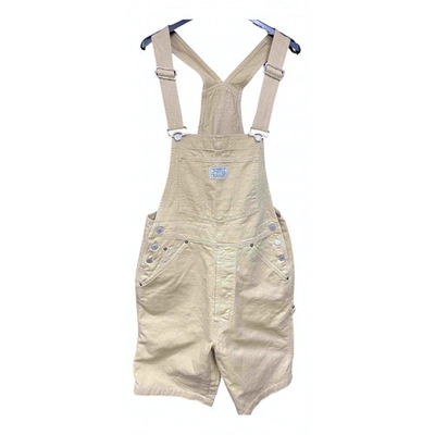 Pre-owned Levi's Beige Cotton Jumpsuit