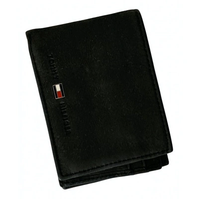 Pre-owned Tommy Hilfiger Black Leather Wallet