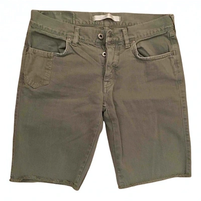 Pre-owned Mauro Grifoni Green Denim - Jeans Shorts