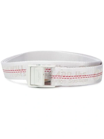 Off-white Industrial Belt In White