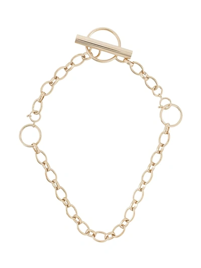 D'heygere Canister Necklace In Gold