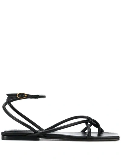 Neous Strapped Open-toe Sandals In Black