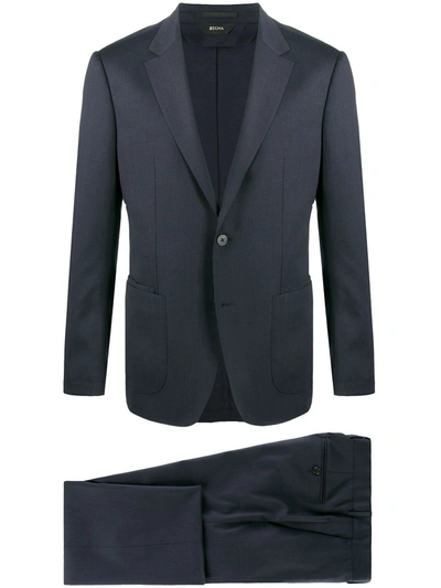 Ermenegildo Zegna Classic Two Piece Suit In Blue