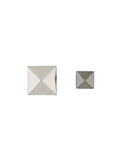 Dsquared2 Set Of Two Pyramid Stud Pins In Gold