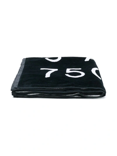 Givenchy Kids' Rectangular Logo Towel In Black