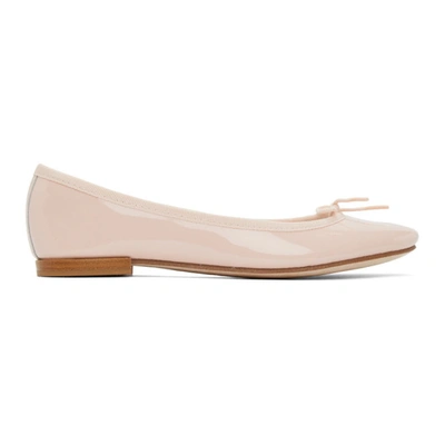 Repetto Pink Patent Cendrillon Ballerina Flats In 899 Light P