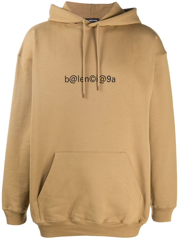 balenciaga hoodie logo on back