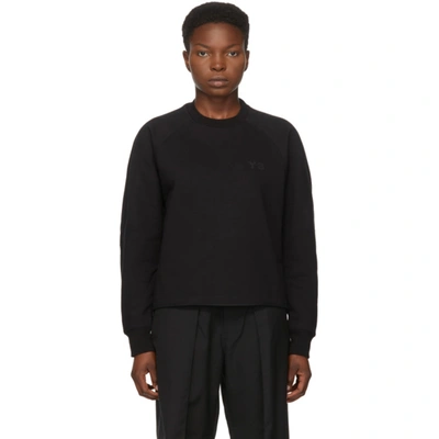 Y-3 Black Classic Logo Crewneck Sweatshirt