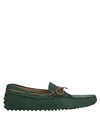 Tod's Loafers In Deep Jade