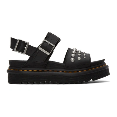 Dr. Martens' Voss Stud Platform Sandal In Black