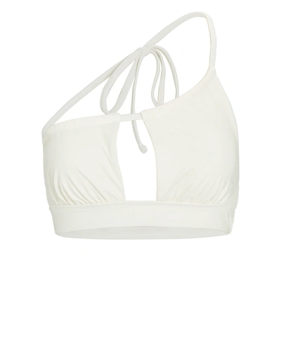 Devon Windsor Iryna One-shoulder Bikini Top In White
