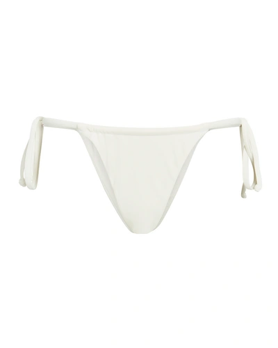 Devon Windsor Hannah Tie Bikini Bottoms In White