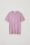 Cos Regular-fit T-shirt In Purple