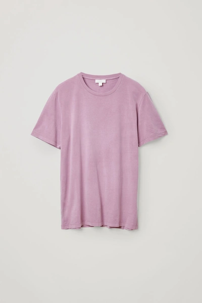 Cos Regular-fit T-shirt In Purple