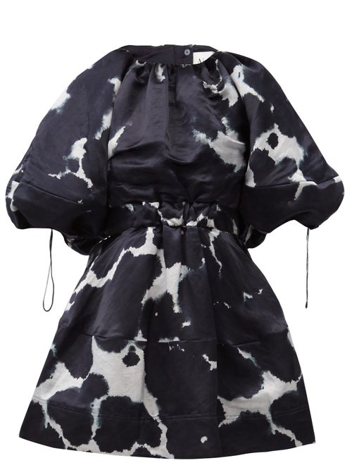 rotate birger christensen silver dress