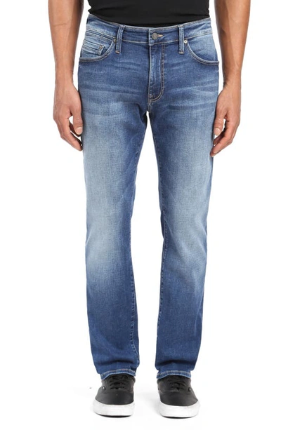 Mavi Jeans Marcus Slim Straight Leg Jeans In Mid Brushed Cashmere