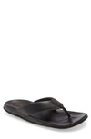 Olukai 'auinala Flip Flop In Black/ Black