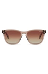 Quay Hardwire 54mm Sunglasses In Grey/ Brown Fade