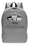 Vans Old Skool Iii Backpack In Heather Grey-black