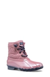 Sperry Kids Saltwater Duck Boot In Blush/navy