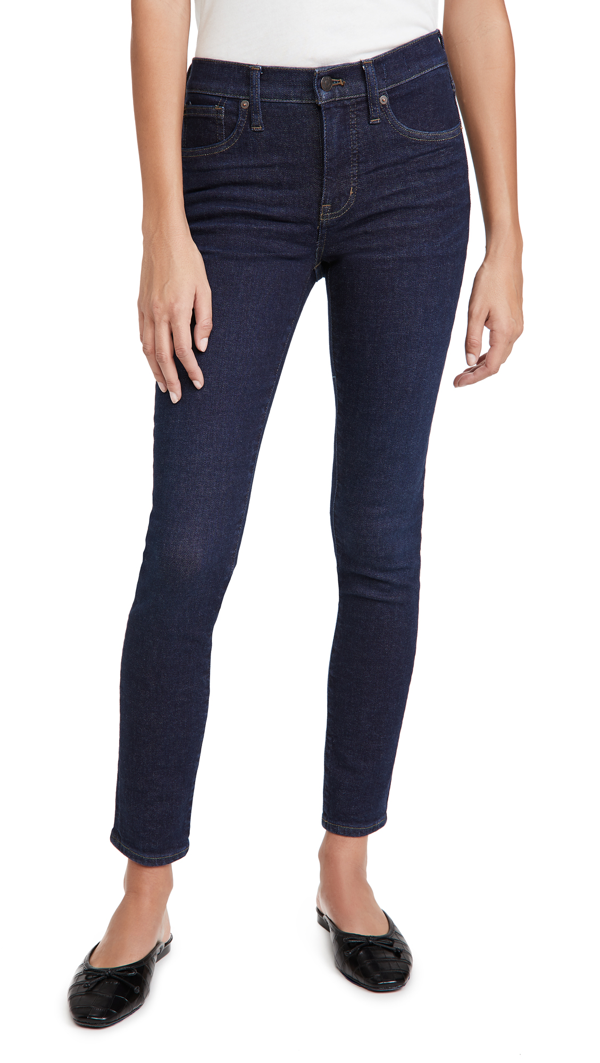 Madewell 9-inch Mid-rise Skinny Jeans In Orland Wash | ModeSens