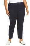 Lafayette 148 Irving Stretch Wool Pants In Ink