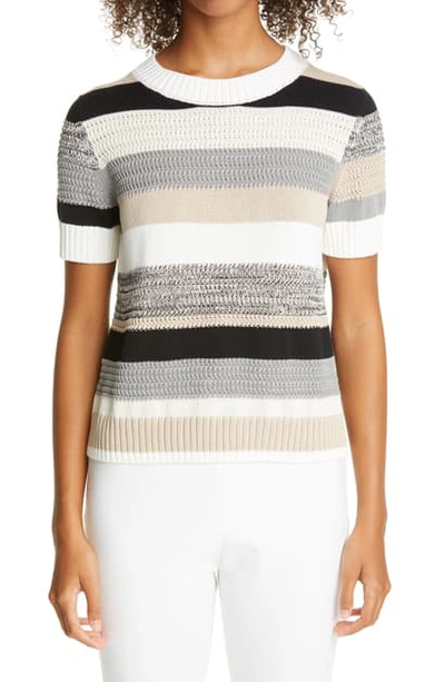 Akris Punto Tabelle Stripe Sweater In Multi