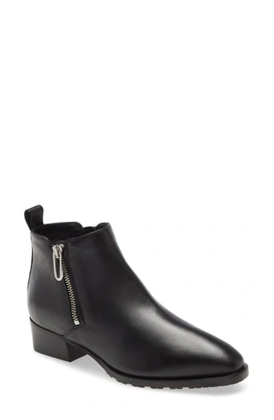 Aquatalia Fantina Weatherproof Bootie In Black Leather