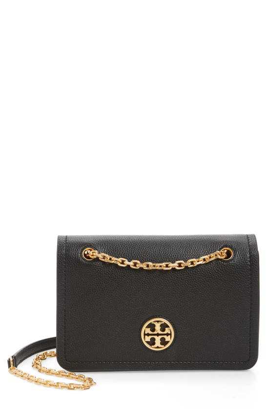 Tory Burch Carson Convertible Leather Crossbody Bag In Black | ModeSens