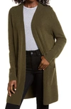 Madewell Kent Cardigan Sweater In Dried Olive