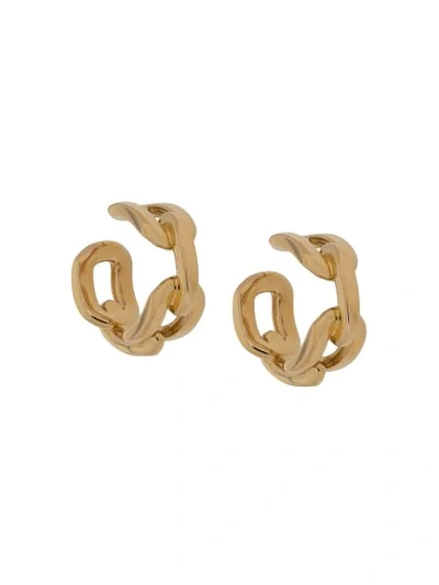 Ambush Chain-link Hoop Earrings In Gold