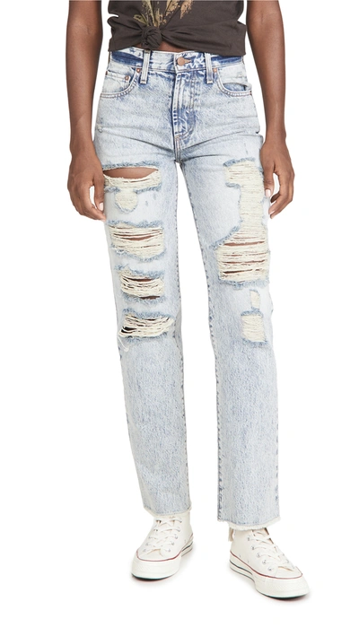 Alice And Olivia Alice + Olivia Amazing Ripped Boyfriend Jeans In Wildfire