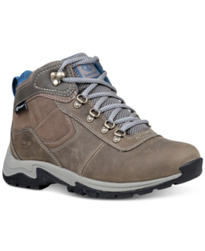Timberland Women's Mt. Maddsen Waterproof Lug Sole Boots Women's Shoes In Brown