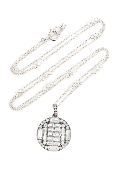 Nam Cho Women's 18k White Gold Sapphire And Diamond Necklace