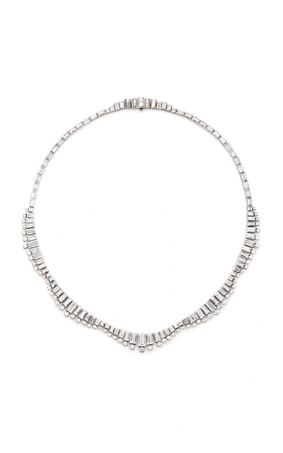 Nam Cho Women's Riviera 18k White Gold Sapphire Necklace