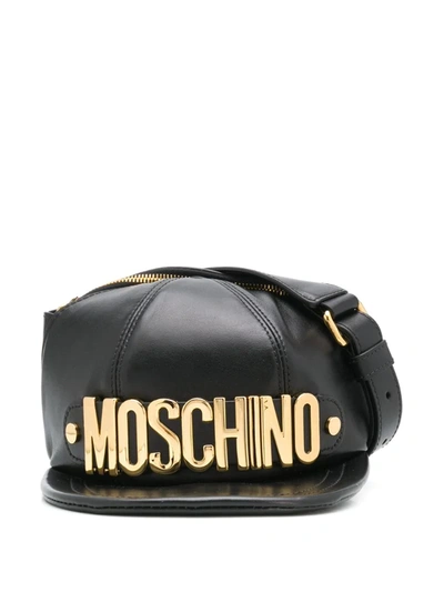 Moschino Basket Cap Belt Bag In Black